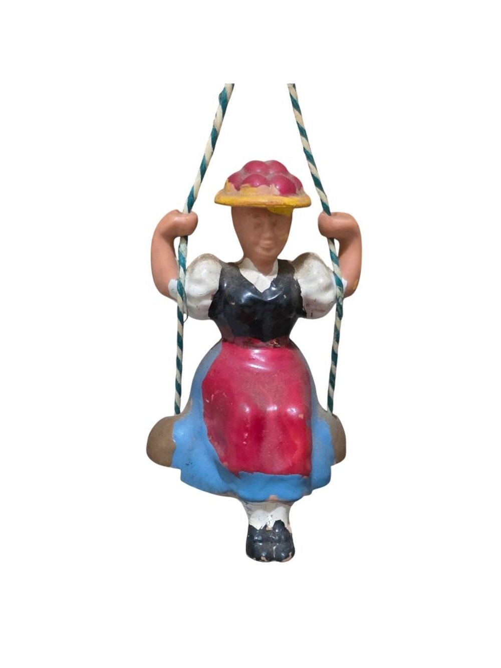 Vintage Swinging Bayern Girl Novelty Quartz Clock Pendulum Accessory